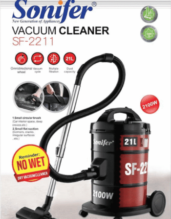 🌪️ مكنسة Sonifer SF-2211 الأسطوانية ذات السعة الكبيرة (2100 واط)