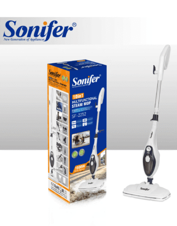 🧹 منظف البخار Sonifer SF-2252 متعدد الوظائف (10 في 1، 1500 واط)
