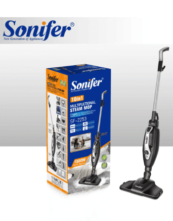🧹 منظف البخار Sonifer SF-2253 متعدد الوظائف (10 في 1، 1500 واط)